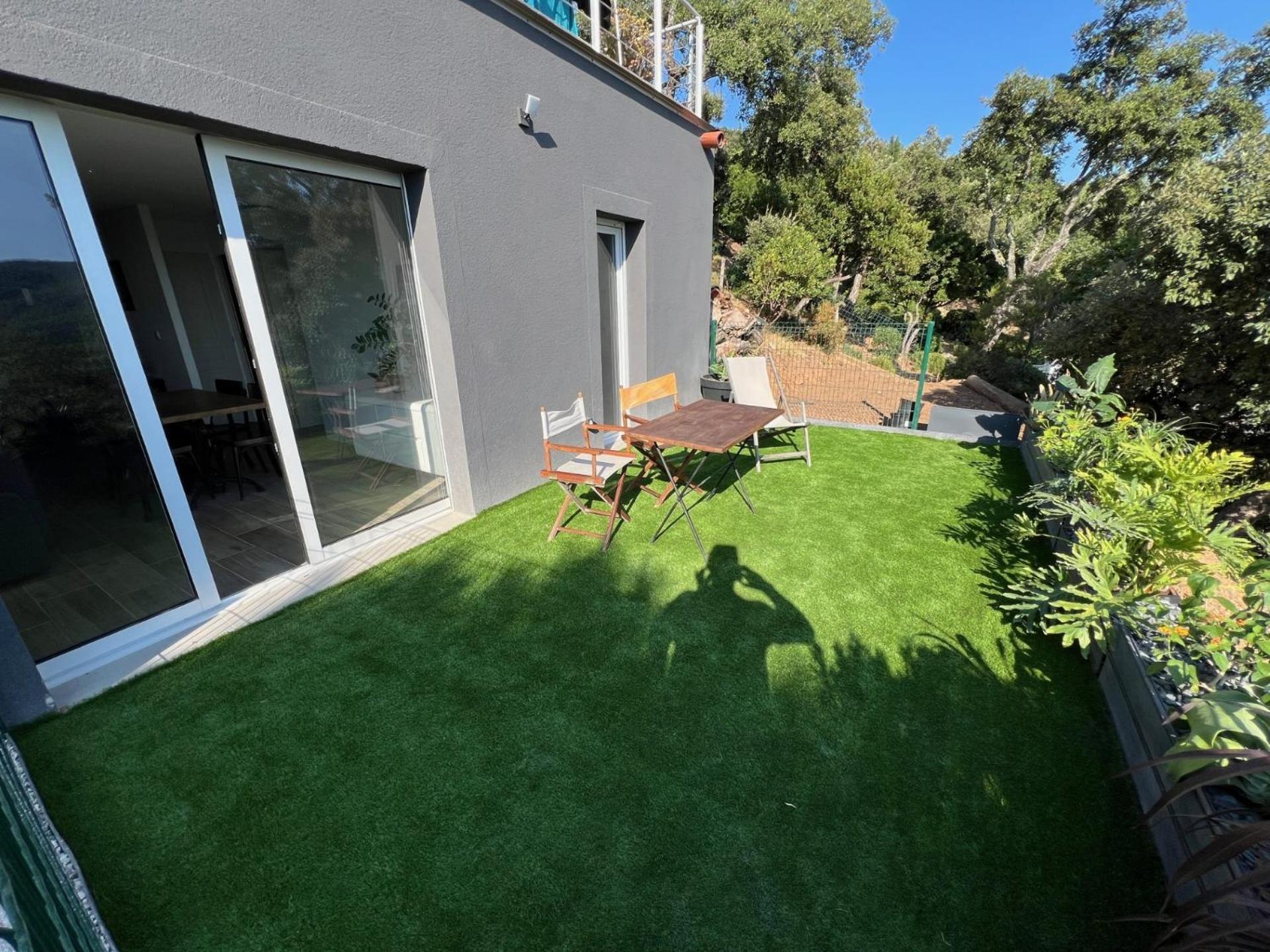 Appartement Valcros - Jardin Vue Mer La Londe-les-Maures Esterno foto